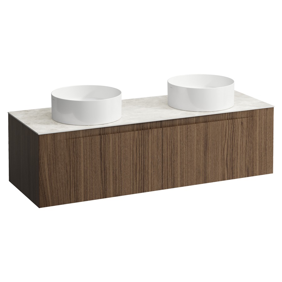 Élément inférieur  ARUN
140.5 x 39 x 50.5
élément de tiroir, 2&nbsp;tiroirs
Botticino Crema Top
2 découpes
pour lavabo à poser