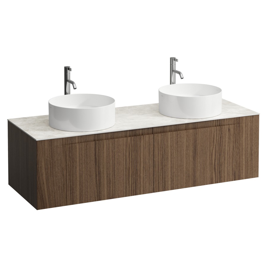 Élément inférieur  ARUN
140.5 x 39 x 50.5
élément de tiroir, 2&nbsp;tiroirs
Botticino Crema Top
2 découpes
pour lavabo à poser
