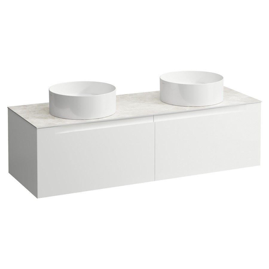 Élément inférieur  ARUN
140.5 x 39 x 50.5
élément de tiroir, 2&nbsp;tiroirs
Botticino Crema Top
2 découpes
pour lavabo à poser