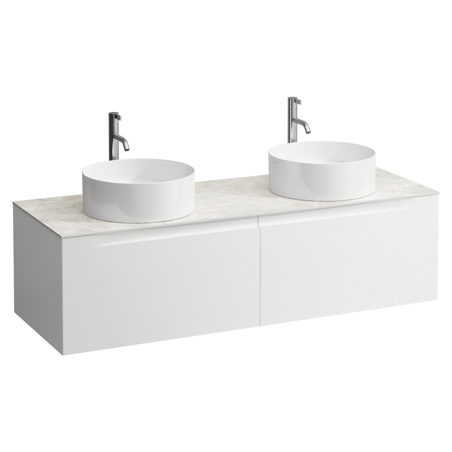 Élément inférieur  ARUN
140.5 x 39 x 50.5
élément de tiroir, 2&nbsp;tiroirs
Botticino Crema Top
2 découpes
pour lavabo à poser