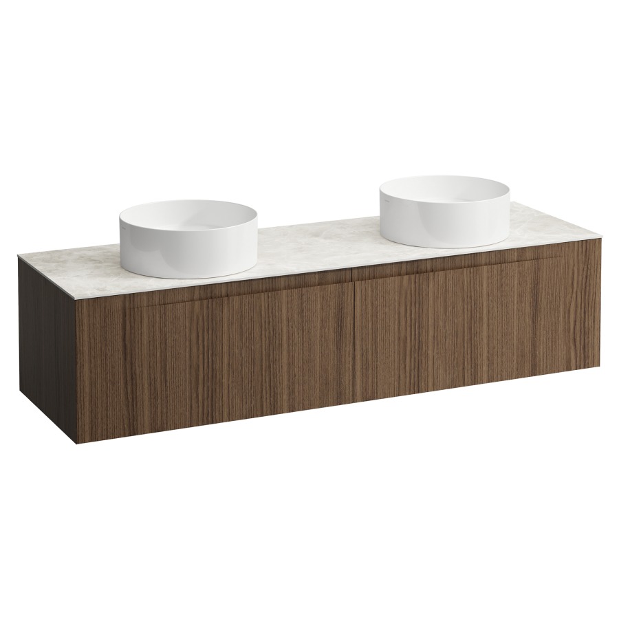 Élément inférieur  ARUN
160.5 x 39 x 50.5
élément de tiroir, 2&nbsp;tiroirs
Botticino Crema Top
2 découpes
pour lavabo à poser