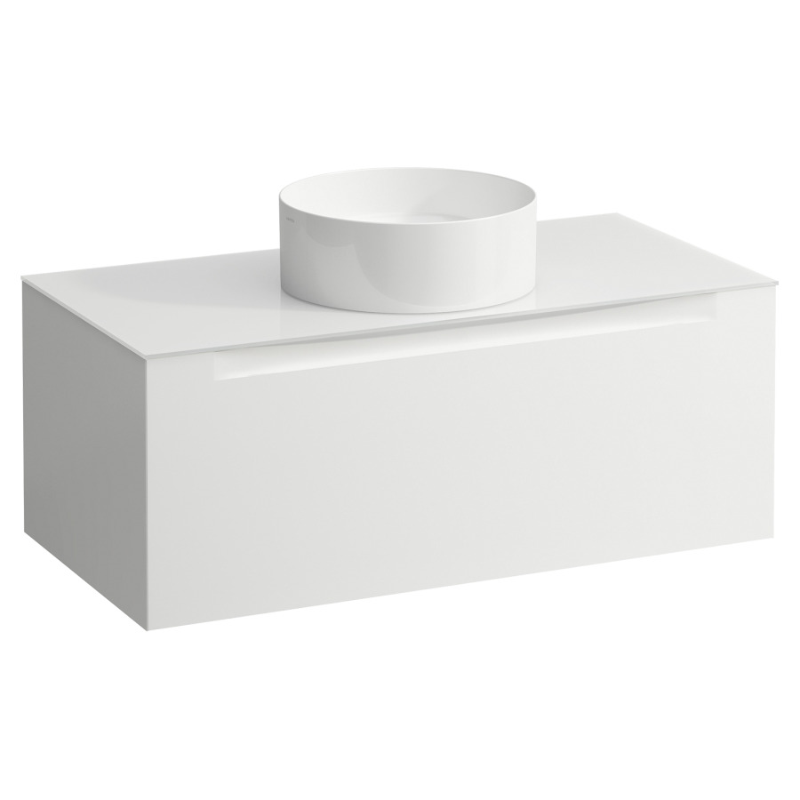 Élément inférieur  ARUN
100.5 x 39 x 50.5
élément de tiroir, 1&nbsp;tiroir
verre top, découpe au centre
pour lavabo à poser