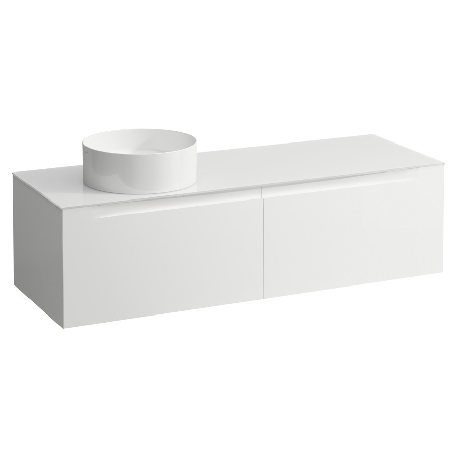 Élément inférieur  ARUN
140.5 x 39 x 50.5
élément de tiroir, 2&nbsp;tiroirs
verre top, découpe à gauche
pour lavabo à poser
