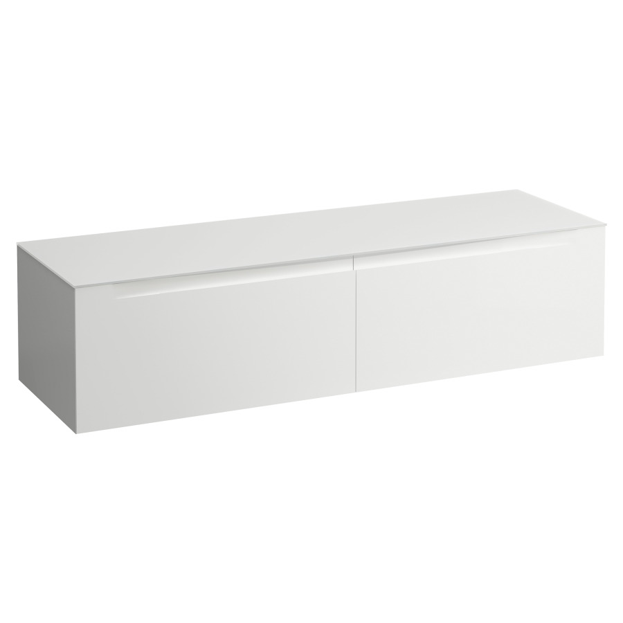 Élément inférieur  ARUN
160.5 x 39 x 50.5
élément de tiroir, 2&nbsp;tiroirs
verre top, sans découpe de lavabo
pour lavabo à poser
