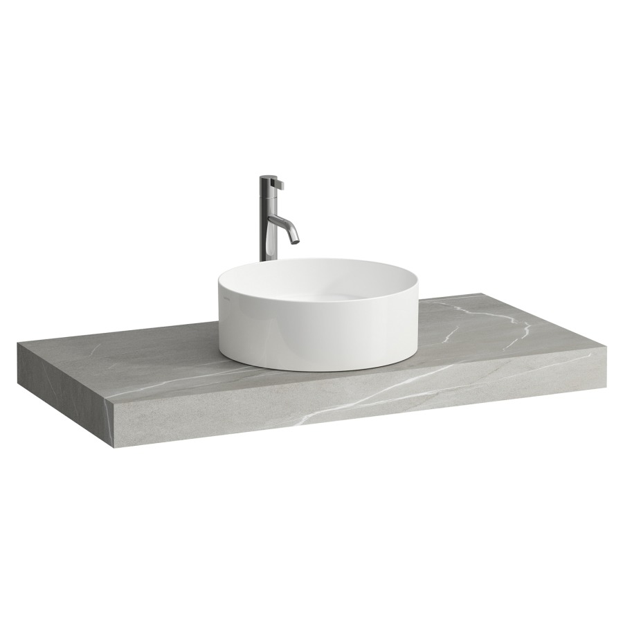 Table de lavabo ARUN
100.5 x 8 x 50.5 cm
découpe au centre
incl. 2 consoles
pour lavabo à poser