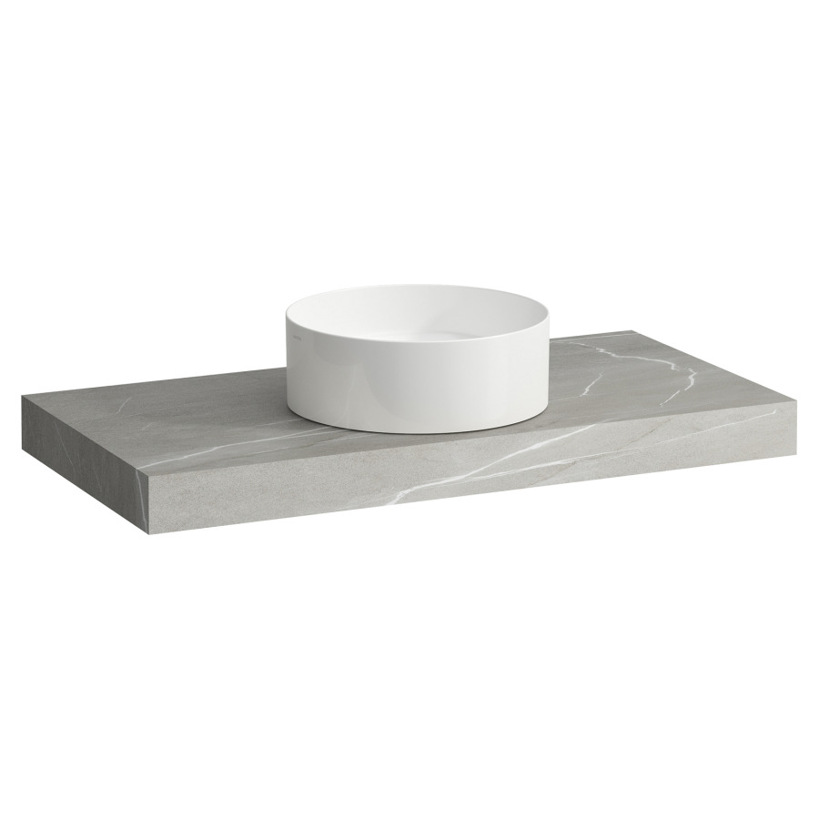 Table de lavabo ARUN
100.5 x 8 x 50.5 cm
découpe au centre
incl. 2 consoles
pour lavabo à poser