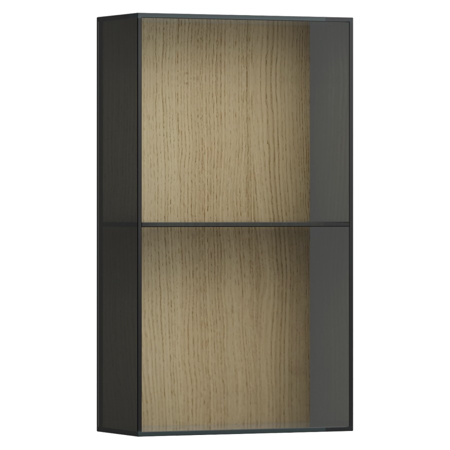 Armoire mi-haute ARUN
17 x 70 x 40 cm
armoire de tablette
1&nbsp;tablette en verre, 2 niches ouvertes