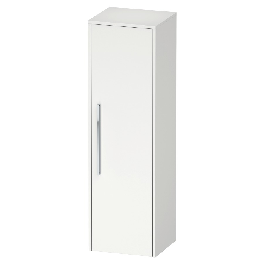 Armoire mi-haute D-CODE
40 x 132 x 36 cm
armoire de tablette, 1&nbsp;porte
2 tablettes en verre
1 tablette en bois
charnière à droite