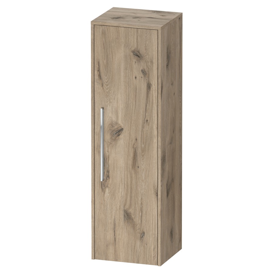 Armoire mi-haute D-CODE
40 x 132 x 36 cm
armoire de tablette, 1&nbsp;porte
2 tablettes en verre
1 tablette en bois
charnière à droite
