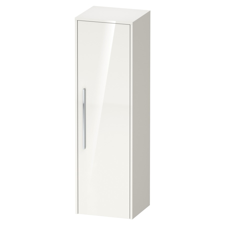 Armoire mi-haute D-CODE
40 x 132 x 36 cm
armoire de tablette, 1&nbsp;porte
2 tablettes en verre
1 tablette en bois
charnière à droite