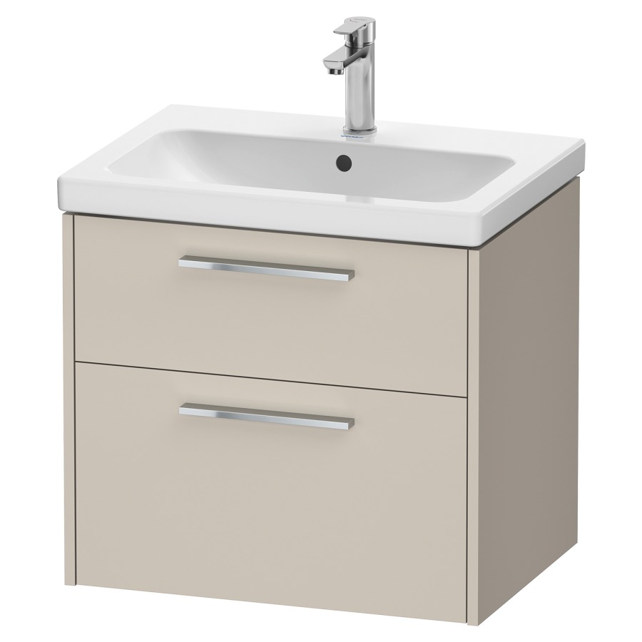 Élément inférieur  D-CODE
63.4 x 55.5 x 46 cm, montage mural
élément de tiroir, 2&nbsp;tiroirs
pour lavabo 102850
