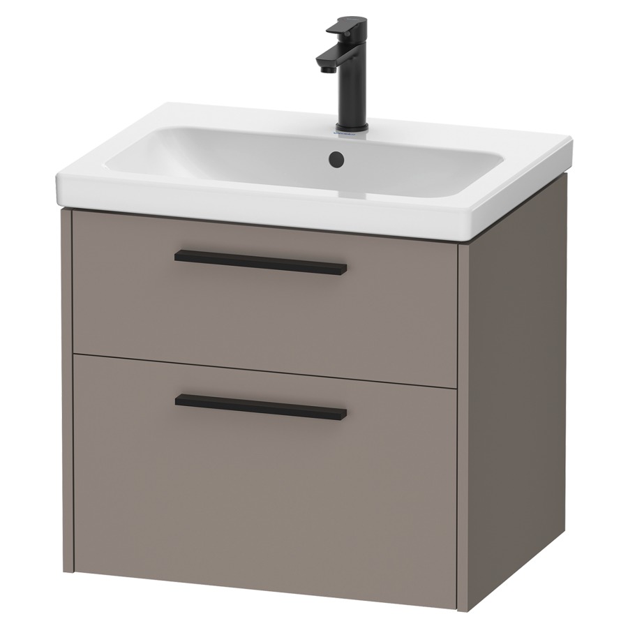 Élément inférieur  D-CODE
63.4 x 55.5 x 46 cm, montage mural
élément de tiroir, 2&nbsp;tiroirs
pour lavabo 102850