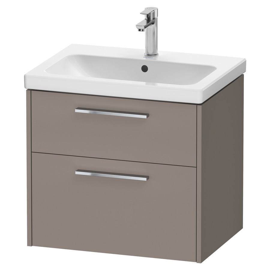Élément inférieur  D-CODE
63.4 x 55.5 x 46 cm, montage mural
élément de tiroir, 2&nbsp;tiroirs
pour lavabo 102850