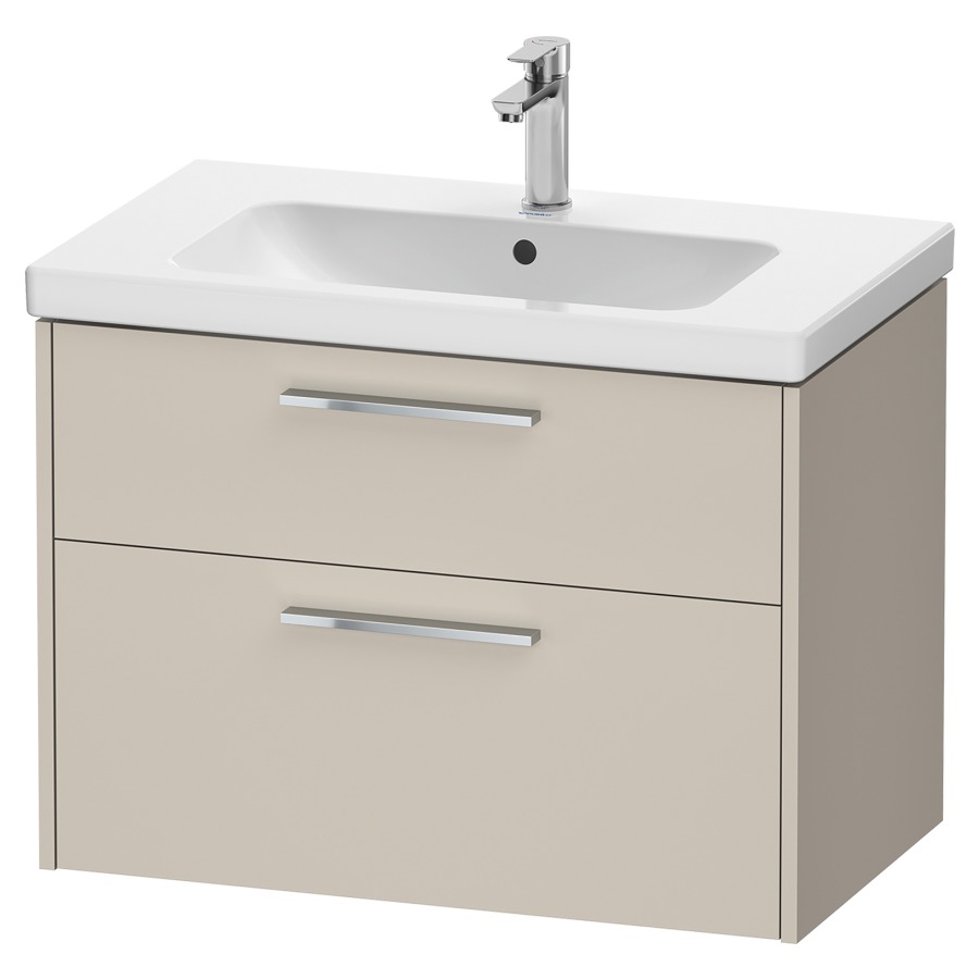 Élément inférieur  D-CODE
78.4 x 55.5 x 46 cm, montage mural
élément de tiroir, 2&nbsp;tiroirs
pour lavabo 102851