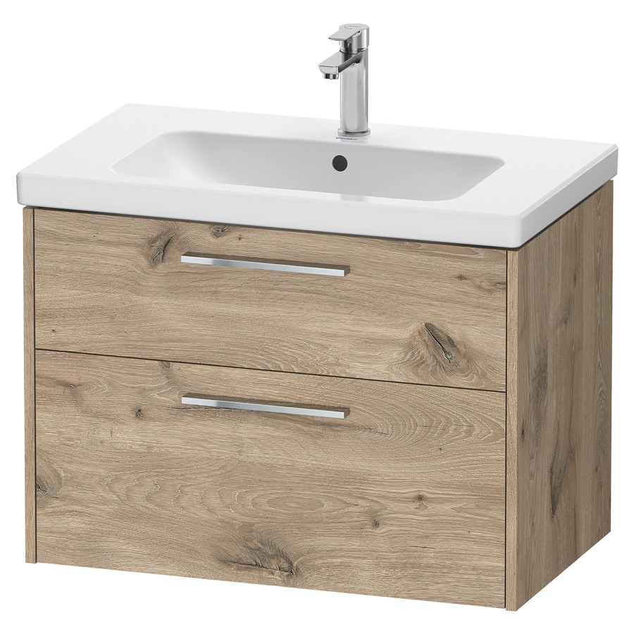 Élément inférieur  D-CODE
78.4 x 55.5 x 46 cm, montage mural
élément de tiroir, 2&nbsp;tiroirs
pour lavabo 102851