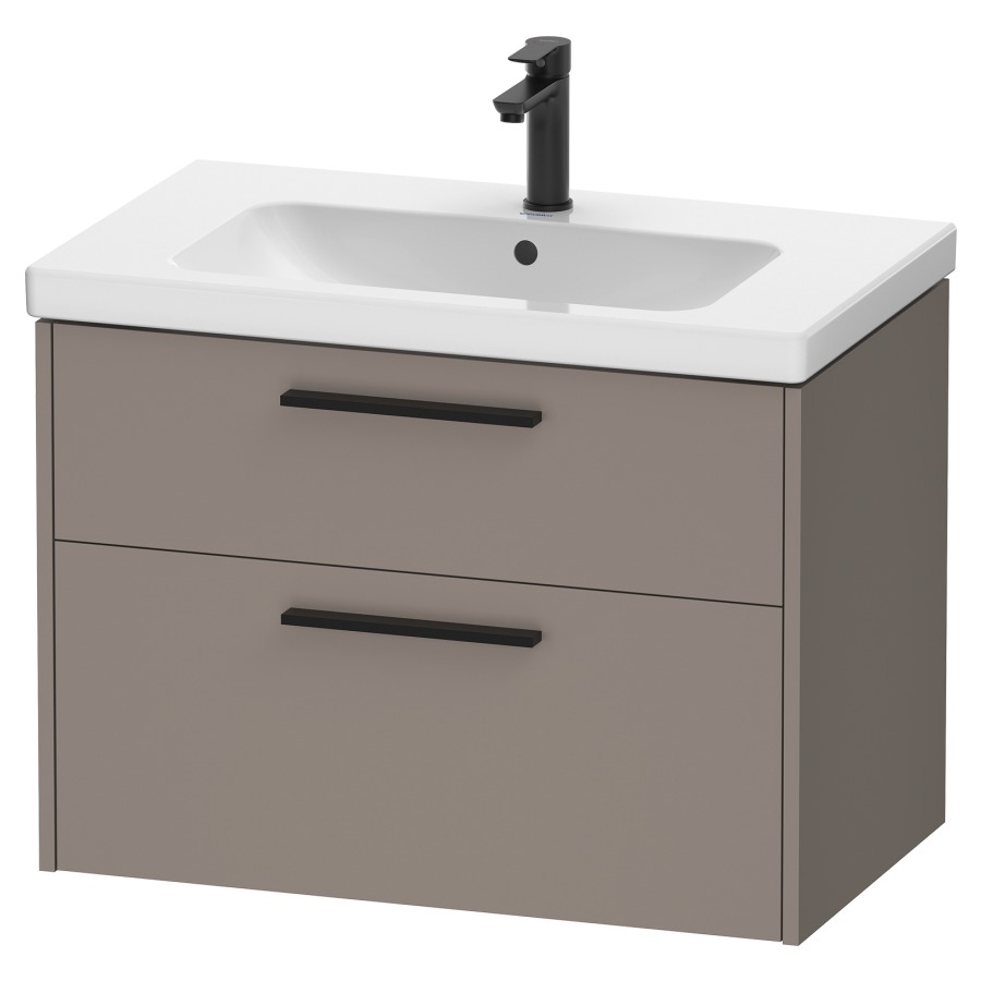 Élément inférieur  D-CODE
78.4 x 55.5 x 46 cm, montage mural
élément de tiroir, 2&nbsp;tiroirs
pour lavabo 102851