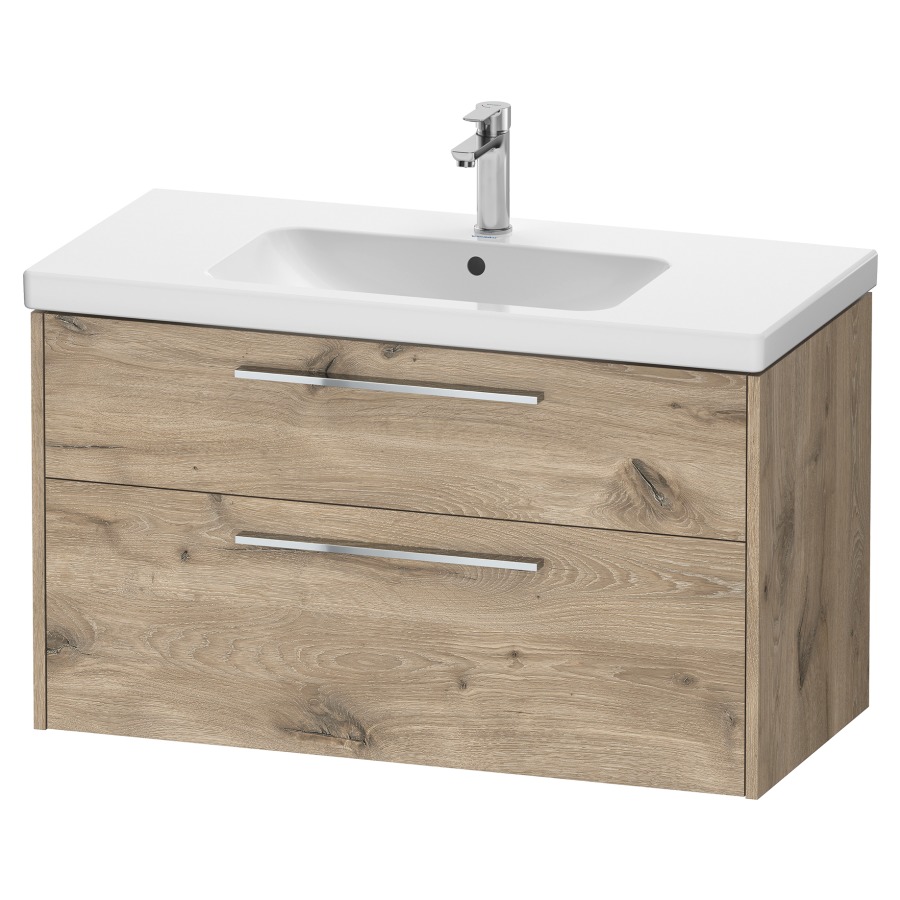 Élément inférieur  D-CODE
98.4 x 55.5 x 46 cm, montage mural
élément de tiroir, 2&nbsp;tiroirs
pour lavabo 102845