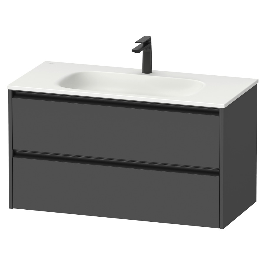 Unterbau Sivida
101 x 55.2 x 48 cm, Wandmontage
Schubladenelement, 2 Schubladen
zu Waschtisch 102885