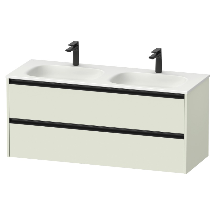 Élément inférieur  Sivida
128 x 55.2 x 48 cm, montage mural
élément de tiroir, 2&nbsp;tiroirs
pour lavabo 102887
