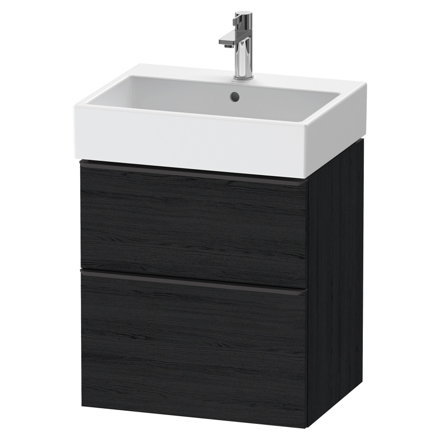Unterbau D-NEO
58.4 x 62.5 x 44.2 cm, Wandmontage
Schubladenelement, 2 Schubladen
zu Waschtisch 212379/380