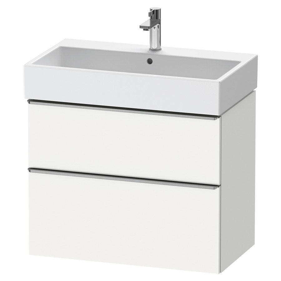 Élément inférieur  D-NEO
78.4 x 62.5 x 44.2 cm, montage mural
élément de tiroir, 2&nbsp;tiroirs
pour lavabo 212383/384