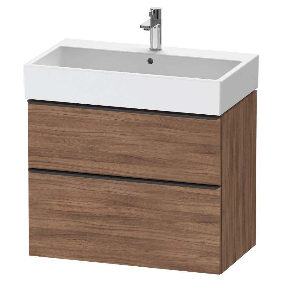Unterbau D-NEO
78.4 x 62.5 x 44.2 cm, Wandmontage
Schubladenelement, 2 Schubladen
zu Waschtisch 212383/384