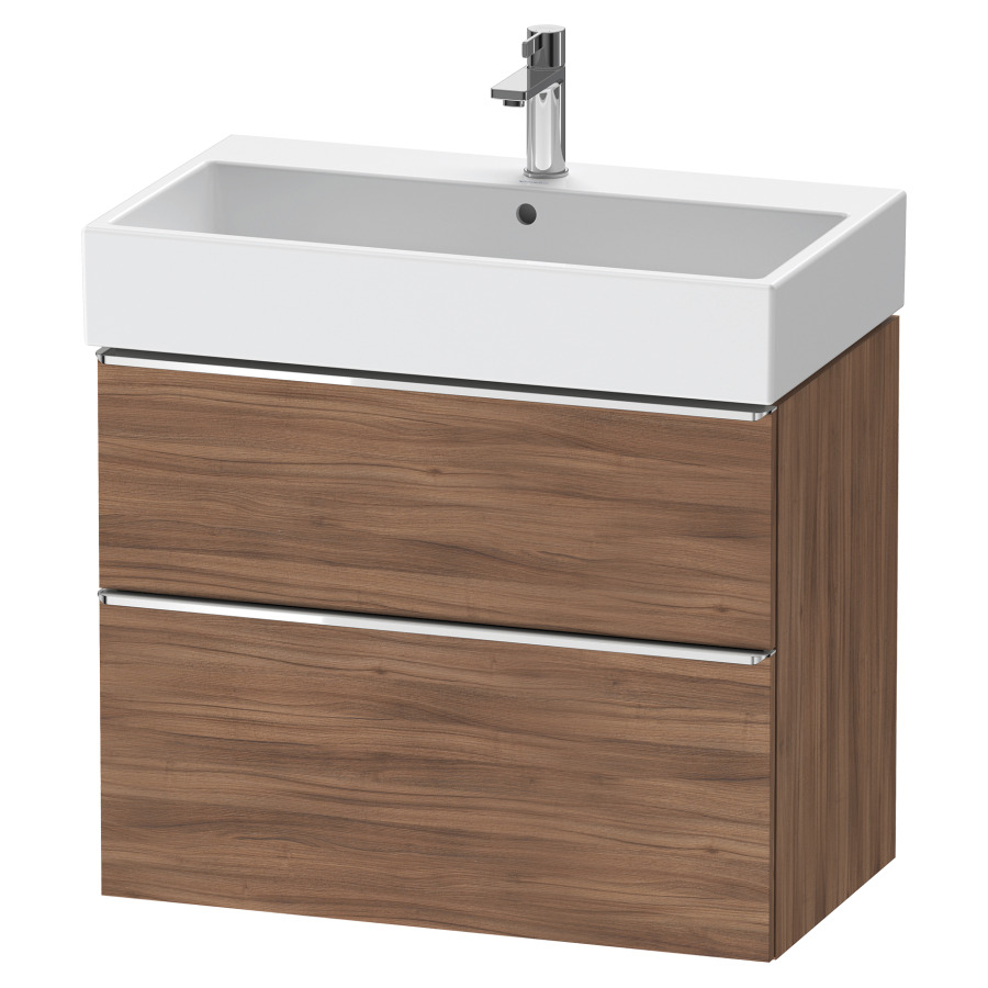 Élément inférieur  D-NEO
78.4 x 62.5 x 44.2 cm, montage mural
élément de tiroir, 2&nbsp;tiroirs
pour lavabo 212383/384