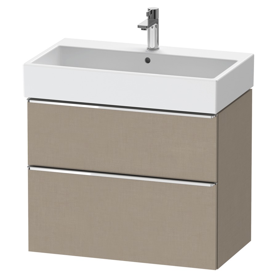 Élément inférieur  D-NEO
78.4 x 62.5 x 44.2 cm, montage mural
élément de tiroir, 2&nbsp;tiroirs
pour lavabo 212383/384
