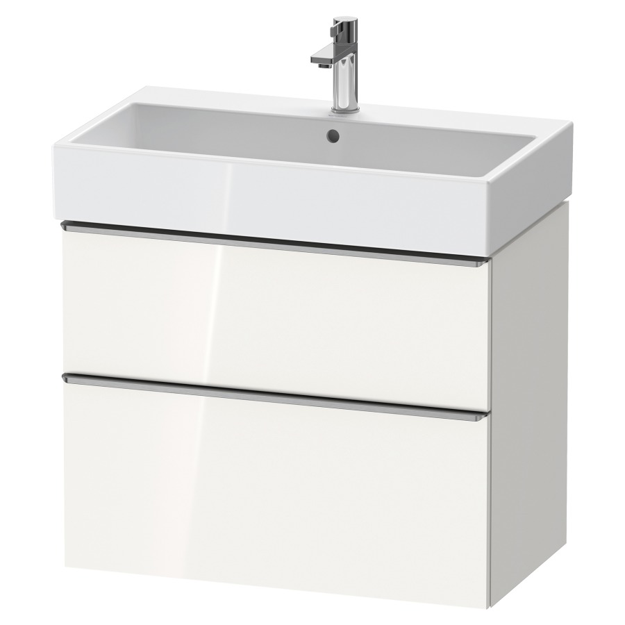 Élément inférieur  D-NEO
78.4 x 62.5 x 44.2 cm, montage mural
élément de tiroir, 2&nbsp;tiroirs
pour lavabo 212383/384
