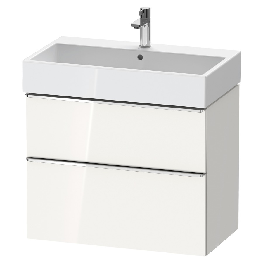 Élément inférieur  D-NEO
78.4 x 62.5 x 44.2 cm, montage mural
élément de tiroir, 2&nbsp;tiroirs
pour lavabo 212383/384