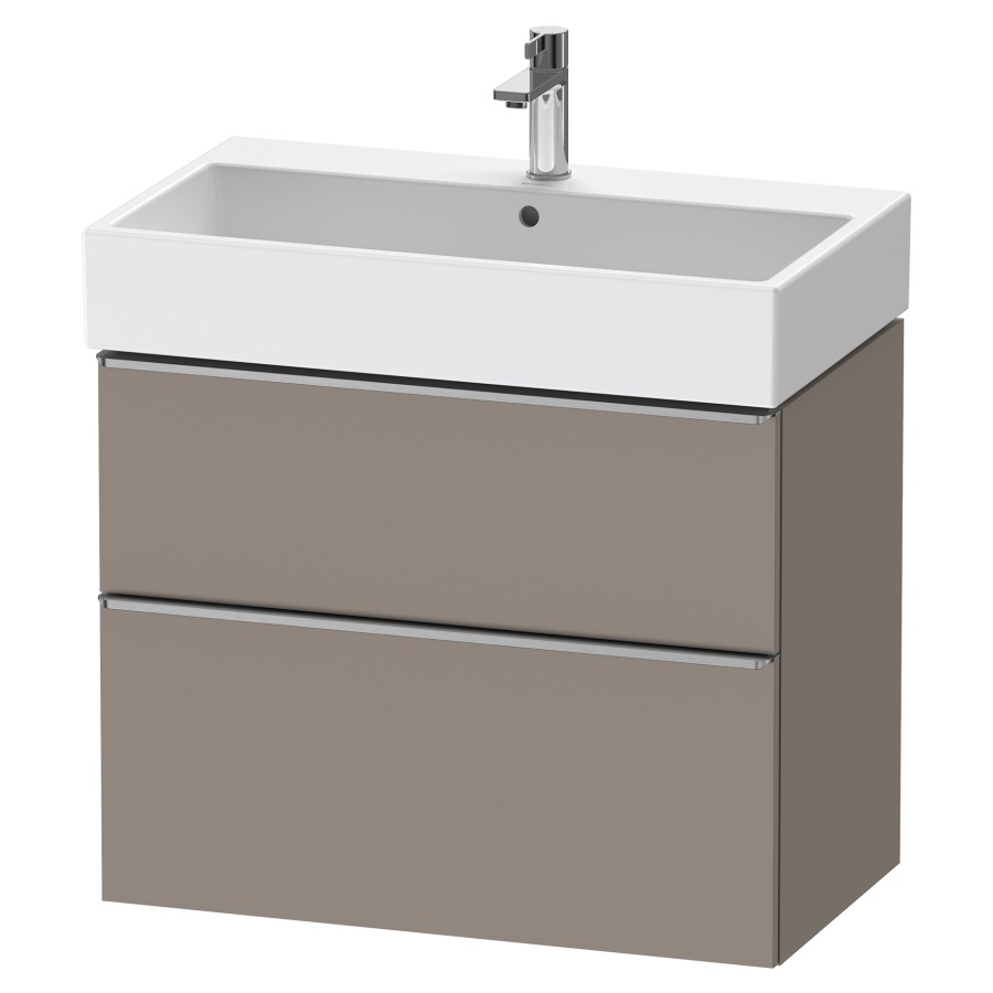 Élément inférieur  D-NEO
78.4 x 62.5 x 44.2 cm, montage mural
élément de tiroir, 2&nbsp;tiroirs
pour lavabo 212383/384