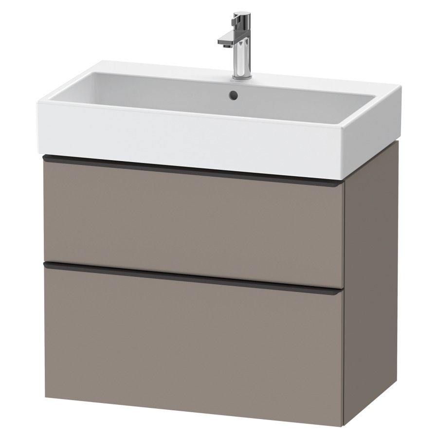 Élément inférieur  D-NEO
78.4 x 62.5 x 44.2 cm, montage mural
élément de tiroir, 2&nbsp;tiroirs
pour lavabo 212383/384