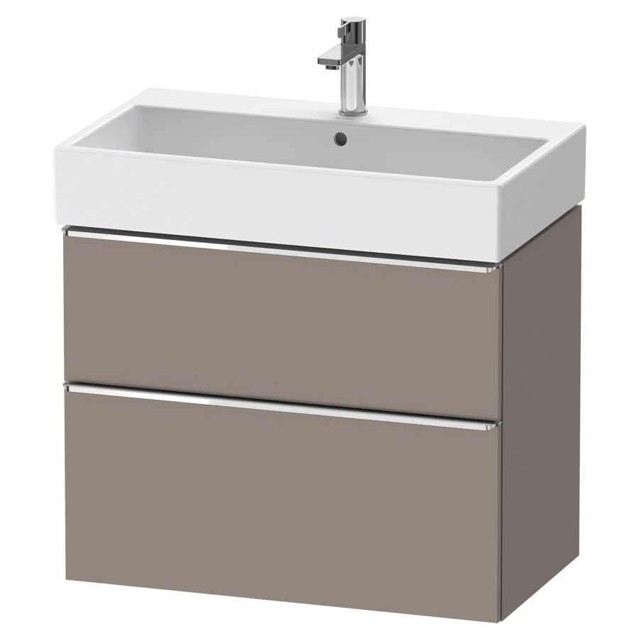 Élément inférieur  D-NEO
78.4 x 62.5 x 44.2 cm, montage mural
élément de tiroir, 2&nbsp;tiroirs
pour lavabo 212383/384
