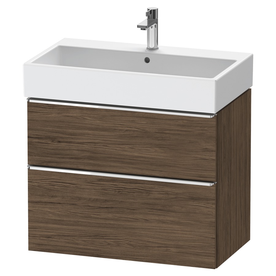 Élément inférieur  D-NEO
78.4 x 62.5 x 44.2 cm, montage mural
élément de tiroir, 2&nbsp;tiroirs
pour lavabo 212383/384