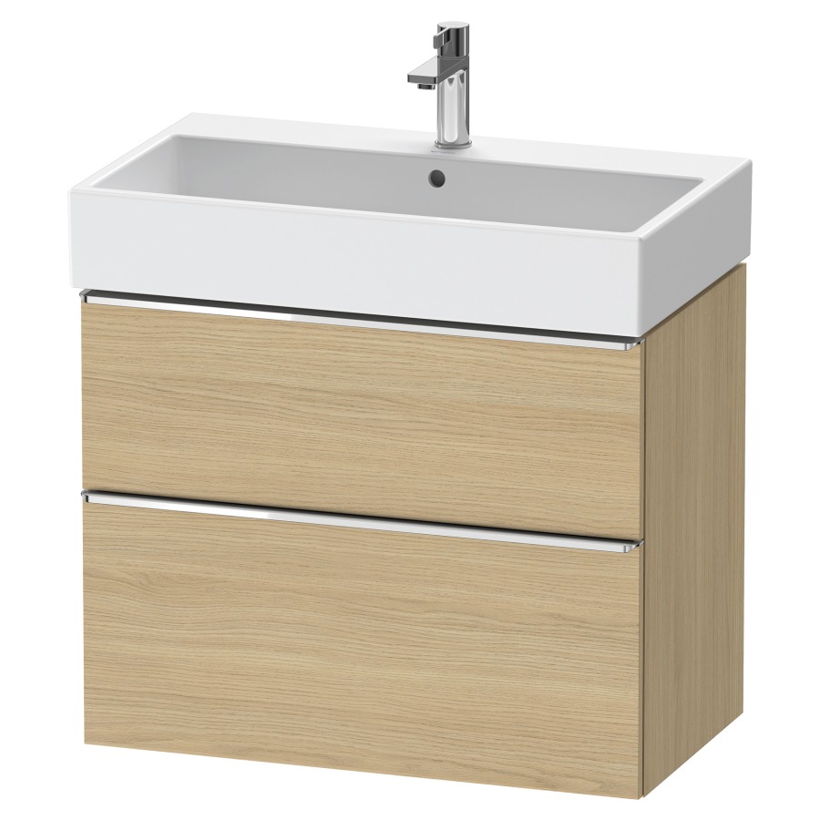 Élément inférieur  D-NEO
78.4 x 62.5 x 44.2 cm, montage mural
élément de tiroir, 2&nbsp;tiroirs
pour lavabo 212383/384