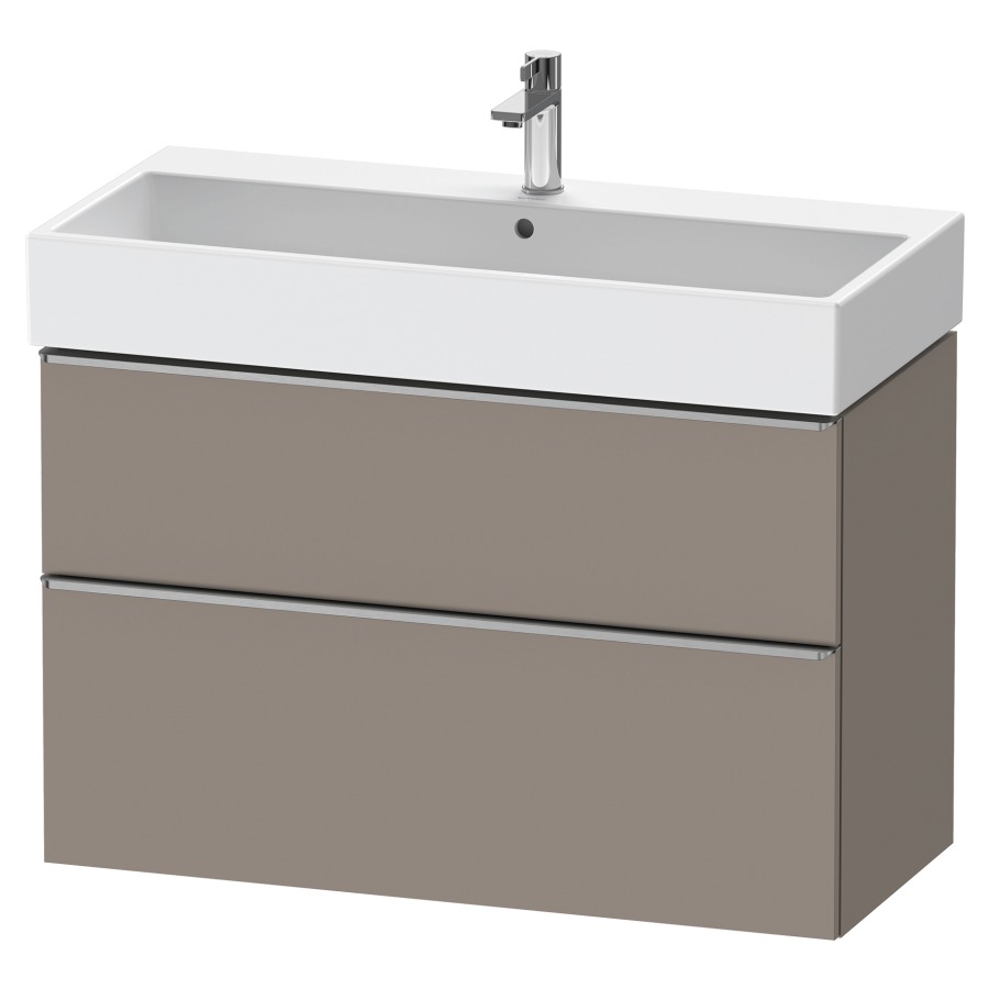 Élément inférieur  D-NEO
98.4 x 62.5 x 44.2 cm, montage mural
élément de tiroir, 2&nbsp;tiroirs
pour lavabo 212387/388