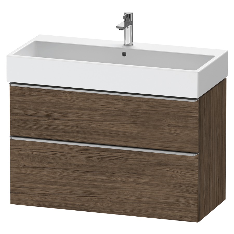 Élément inférieur  D-NEO
98.4 x 62.5 x 44.2 cm, montage mural
élément de tiroir, 2&nbsp;tiroirs
pour lavabo 212387/388