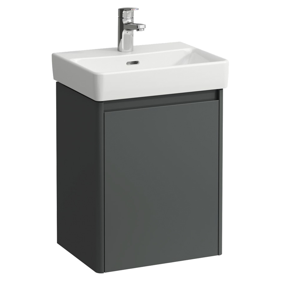 Élément inférieur  BASE 2.0
42 x 51.5 x 32 cm
armoire de tablette, 1&nbsp;porte
charnière à gauche
pour lave-mains 105500/501, 221025
