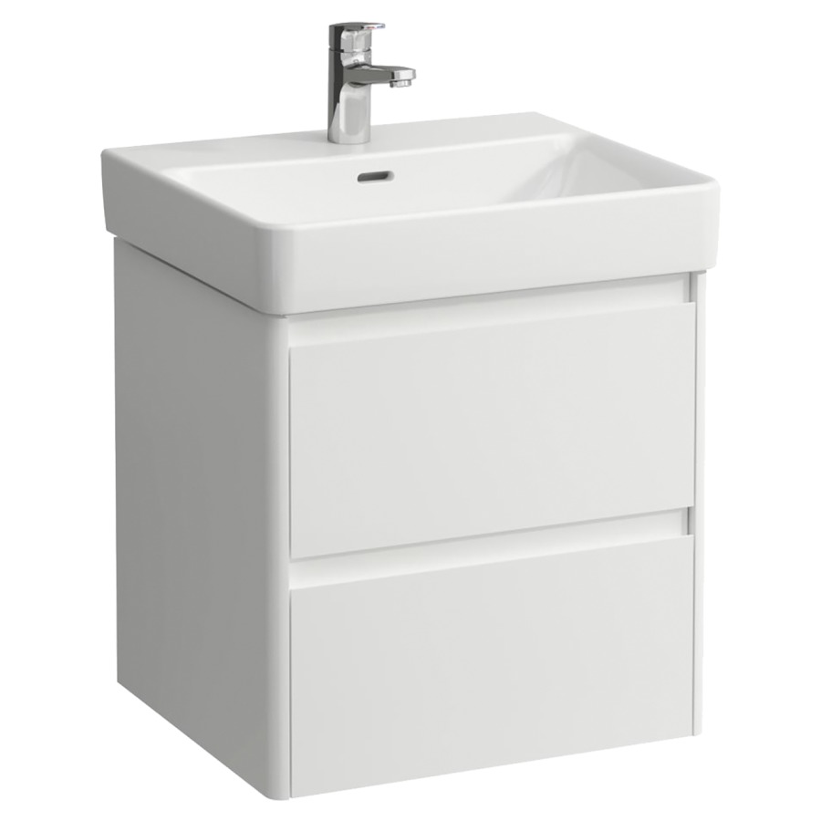 Élément inférieur  BASE 2.0
52 x 51.5 x 44.5 cm
élément de tiroir, 2&nbsp;tiroirs
pour lavabo 105506/507, 212067