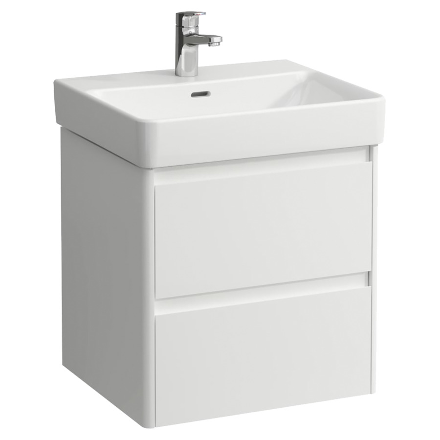 Élément inférieur  BASE 2.0
52 x 51.5 x 44.5 cm
élément de tiroir, 2&nbsp;tiroirs
pour lavabo 105506/507, 212067