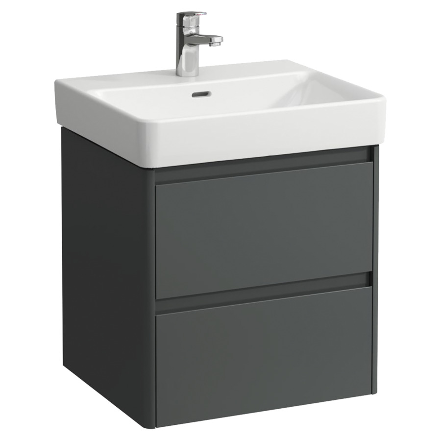 Élément inférieur  BASE 2.0
52 x 51.5 x 44.5 cm
élément de tiroir, 2&nbsp;tiroirs
pour lavabo 105506/507, 212067