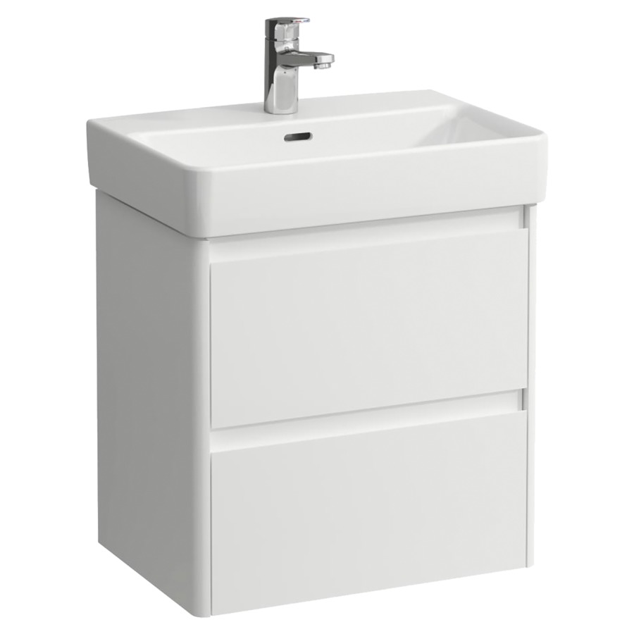 Élément inférieur  BASE 2.0
52 x 51.5 x 36 cm
élément de tiroir, 2&nbsp;tiroirs
pour lavabo 105510/511 et
211010/211306