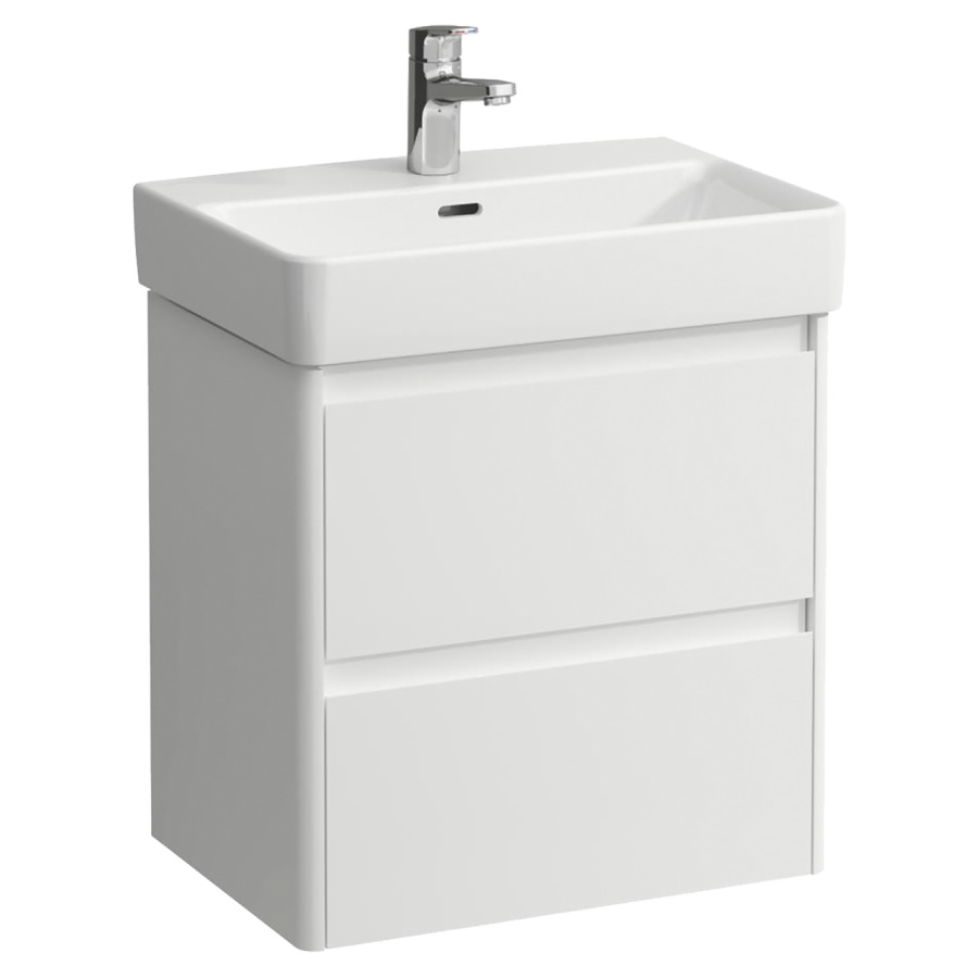 Élément inférieur  BASE 2.0
52 x 51.5 x 36 cm
élément de tiroir, 2&nbsp;tiroirs
pour lavabo 105510/511 et
211010/211306