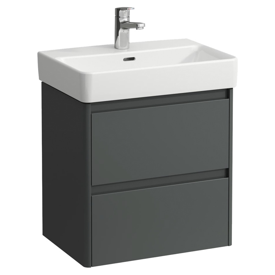 Élément inférieur  BASE 2.0
52 x 51.5 x 36 cm
élément de tiroir, 2&nbsp;tiroirs
pour lavabo 105510/511 et
211010/211306
