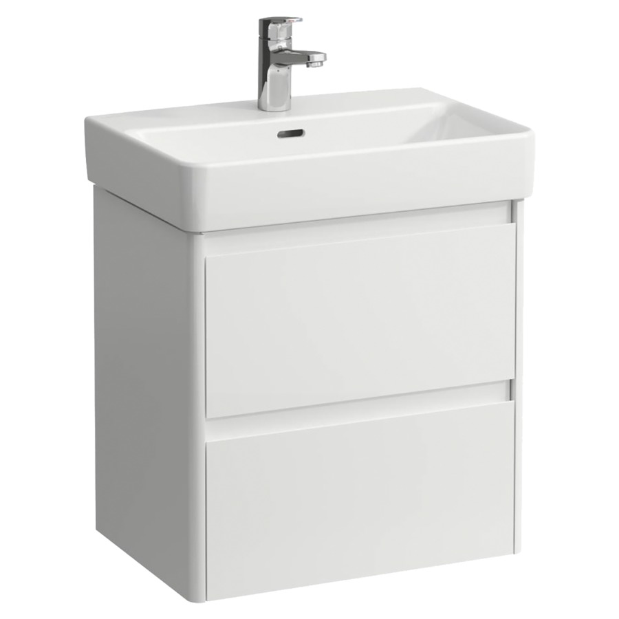 Élément inférieur  BASE 2.0
52 x 51.5 x 36 cm
élément de tiroir, 2&nbsp;tiroirs
pour lavabo 105510/511 et
211010/211306