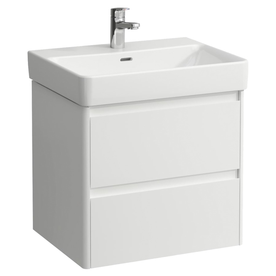 Élément inférieur  BASE 2.0
57 x 51.5 x 44.5 cm
élément de tiroir, 2&nbsp;tiroirs
pour lavabo 105517/519 et
103887/212068