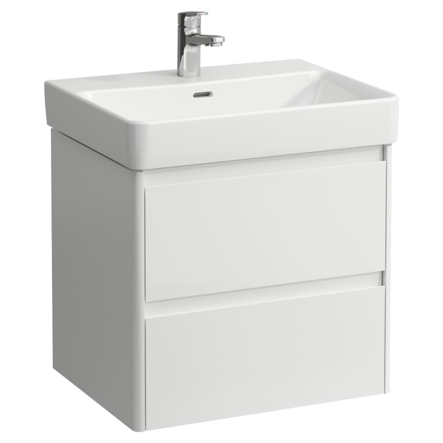 Élément inférieur  BASE 2.0
57 x 51.5 x 44.5 cm
élément de tiroir, 2&nbsp;tiroirs
pour lavabo 105517/519 et
103887/212068