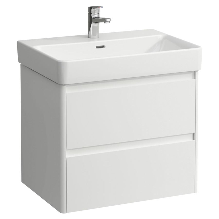 Élément inférieur  BASE 2.0
62 x 51.5 x 44.5 cm
élément de tiroir, 2&nbsp;tiroirs
pour lavabo 105529/530, 212069