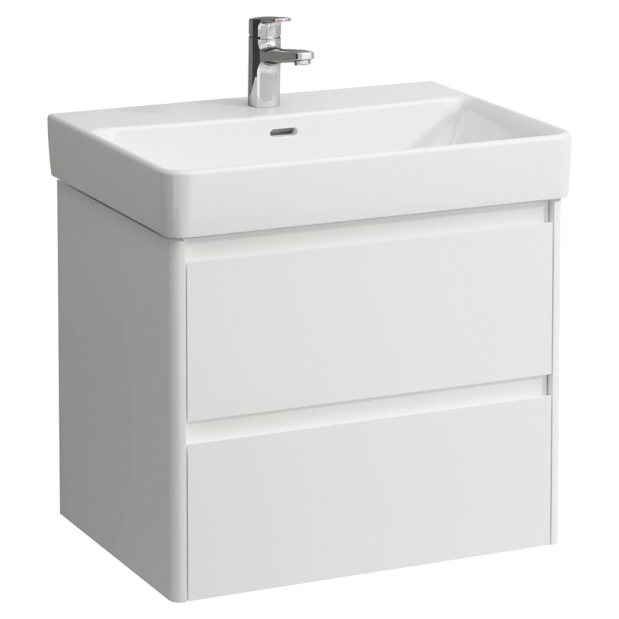 Élément inférieur  BASE 2.0
62 x 51.5 x 44.5 cm
élément de tiroir, 2&nbsp;tiroirs
pour lavabo 105529/530, 212069