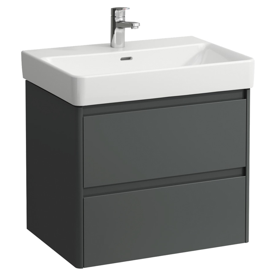 Élément inférieur  BASE 2.0
62 x 51.5 x 44.5 cm
élément de tiroir, 2&nbsp;tiroirs
pour lavabo 105529/530, 212069